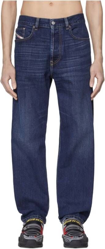 Diesel D-Macs Blauwe Jeans Klassieke Look MaxiHeren Comfort Blauw Heren