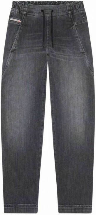 Diesel Loose-fit Jeans Zwart Dames