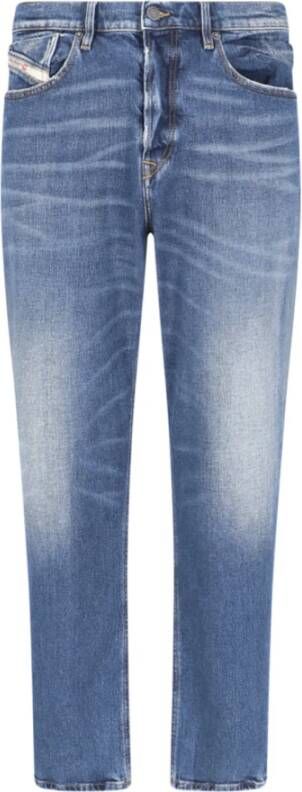Diesel Stijlvolle Skinny Jeans met 5-Pocket Design Blauw Heren