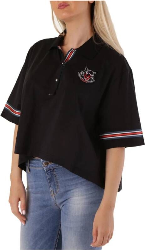 Diesel Oversized Dames T-Shirt voor een Ontspannen Uitstraling Zwart Dames