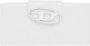 Diesel Leather continental wallet with logo plaque White Dames - Thumbnail 1