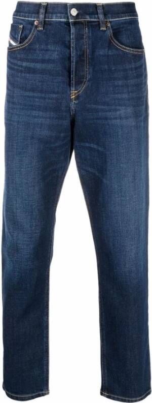 Diesel Rechte jeans Blauw Heren