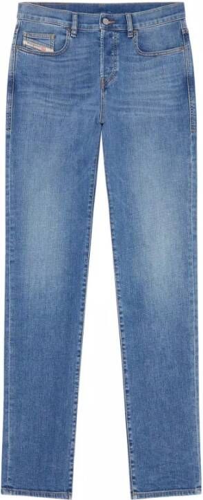 Diesel Rechte jeans Blauw Heren