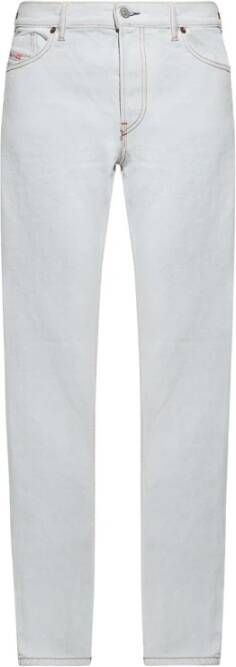Diesel Rechte spijkerbroek Blauw Heren