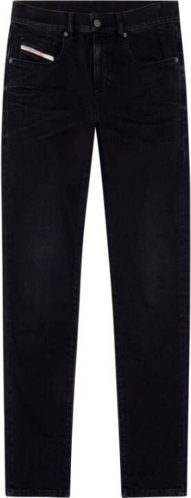 Diesel Slim-Fit Jeans voor Heren Black Heren