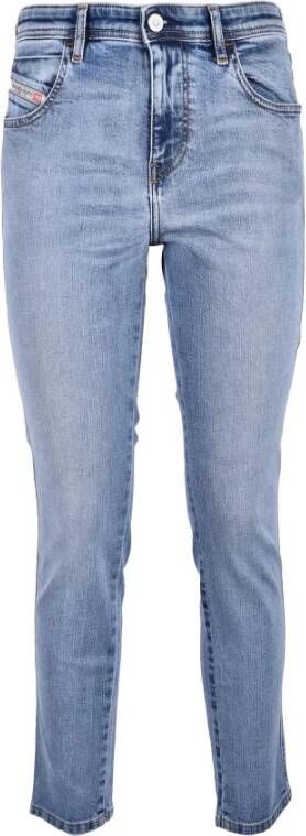 Diesel Rockstar Denim Blauwe Jeans Blauw Dames