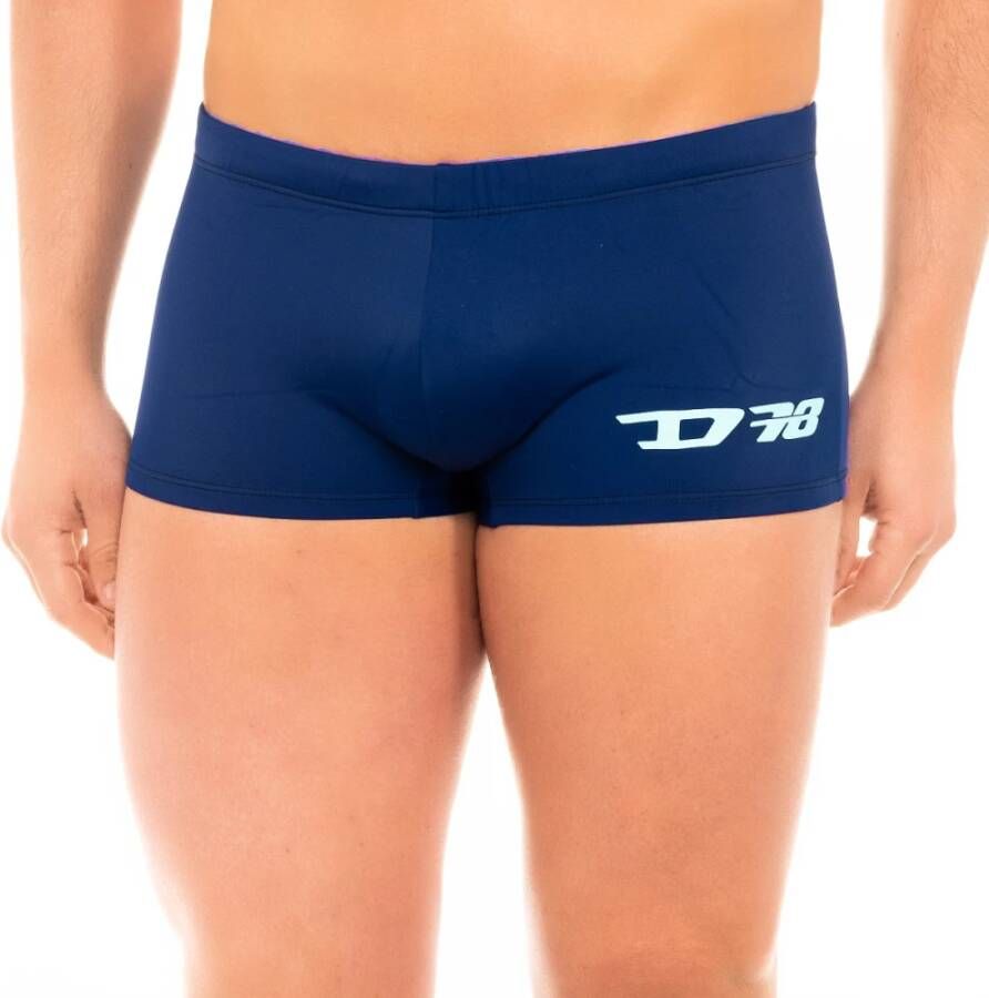 Diesel Rode Boxer Zwembroek voor Heren Blauw Heren
