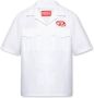 Diesel S-Mac shirt met monogram borduursel White Heren - Thumbnail 1