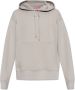 Diesel Grijze Katoenen Hoodie met Zilveren Logo Grijs Heren - Thumbnail 1