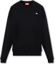 Diesel Zwarte Trui Ronde Hals Lange Mouw Black Heren - Thumbnail 1