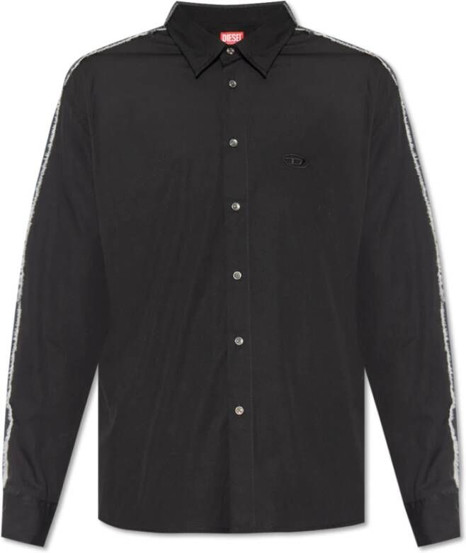 Diesel S-Warh shirt Zwart Heren