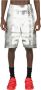 Diesel Casual katoenen Bermuda shorts met elastische tailleband Wit Heren - Thumbnail 4
