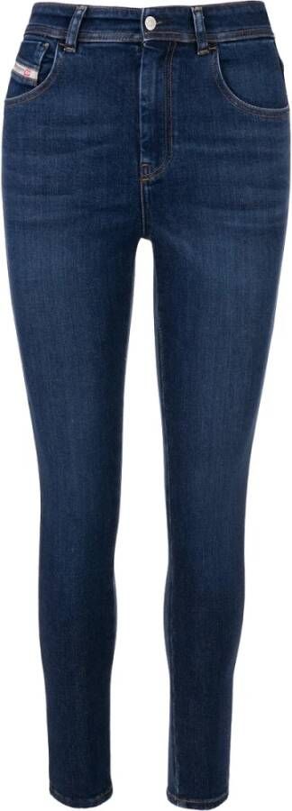 Diesel Hoge Taille Skinny Jeans 1984 Slandy Blue Dames - Foto 3