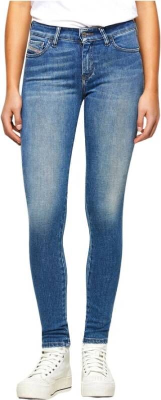 Diesel Skinny jeans Blauw Dames