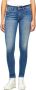 Diesel Damesjeans met knoop en rits Blue Dames - Thumbnail 2