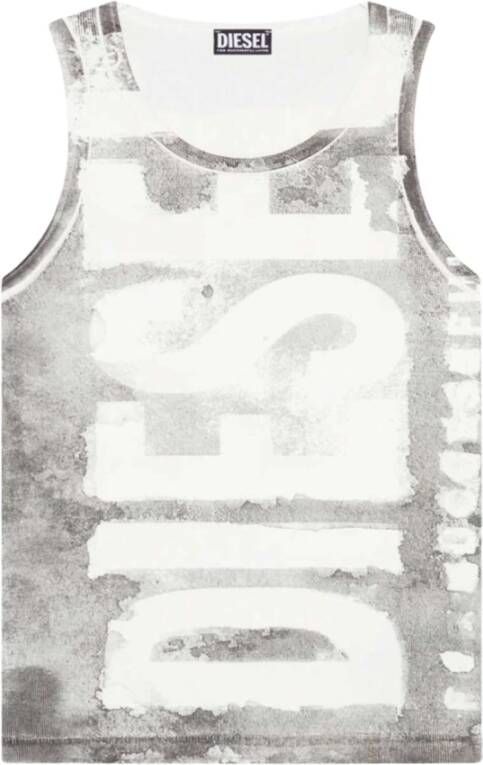 Diesel T-Lift-G1 mouwloos T-shirt Grijs Heren