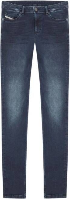 Diesel Slim Fit Lage Taille Rits Jeans Blue Heren