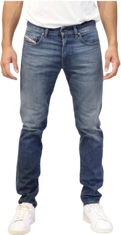 Diesel Slim-fit Jeans Blauw Heren