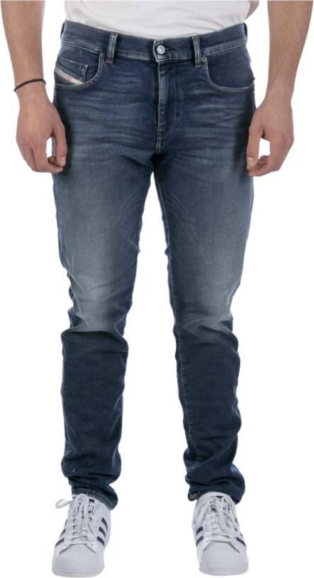Diesel Stijlvolle Slim-fit Jeans Blauw Heren