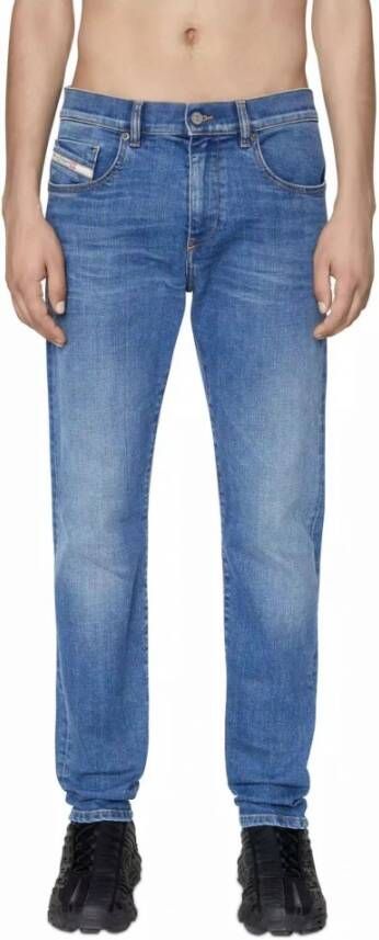 Diesel Slim-fit jeans Blauw Heren