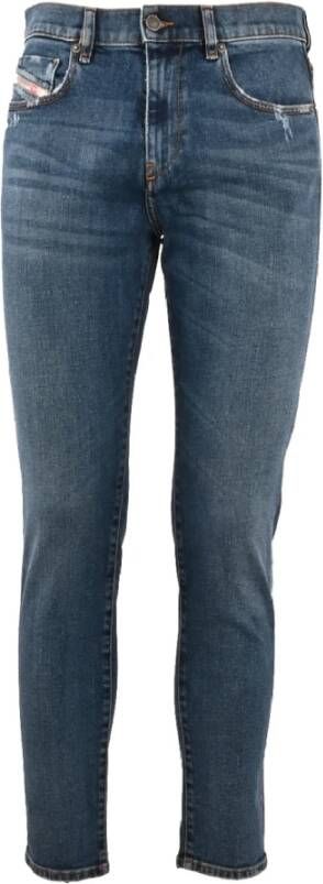 Diesel Slim-fit Jeans Blauw Heren