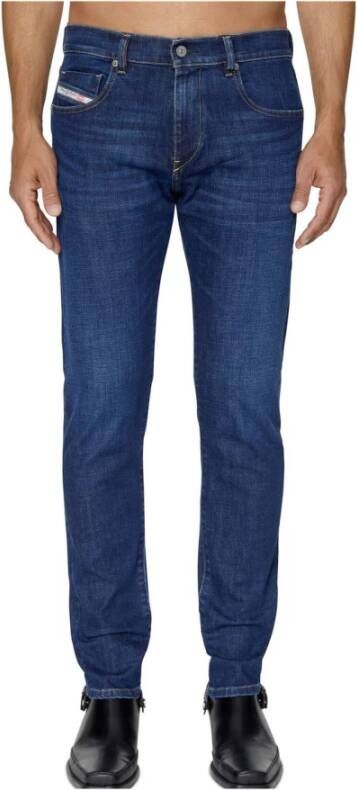 Diesel Donkerblauwe Stretch Denim Slim Fit Jeans Blauw Heren - Foto 13