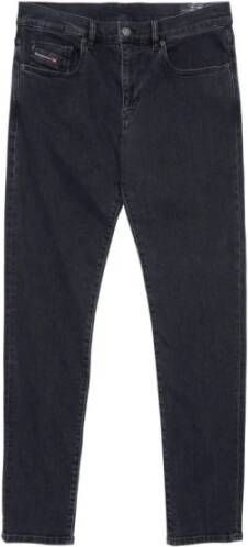 Diesel Slim-Fit Jeans voor Heren Zwart Heren