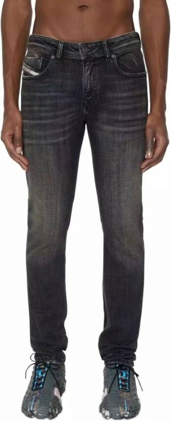 Diesel Slim-fit Jeans Zwart Heren