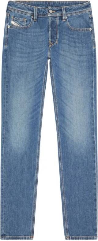 Diesel Slim-fit Tapered Jeans 1986 Blauw Heren