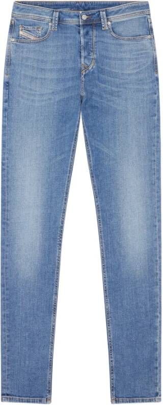 Diesel Slim-Fit Tapered Jeans Blauw Heren