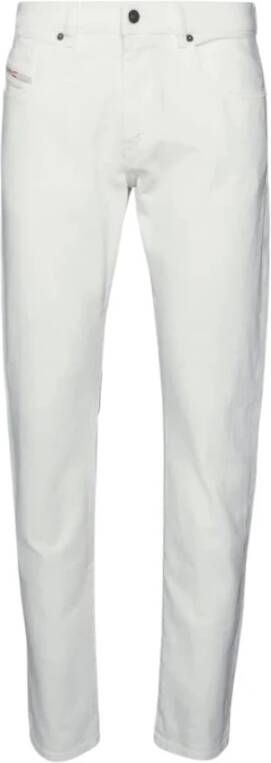 Diesel 2019 D-Strukt Jeans Slim Fit Clean Constructie Essentiële Details White Heren