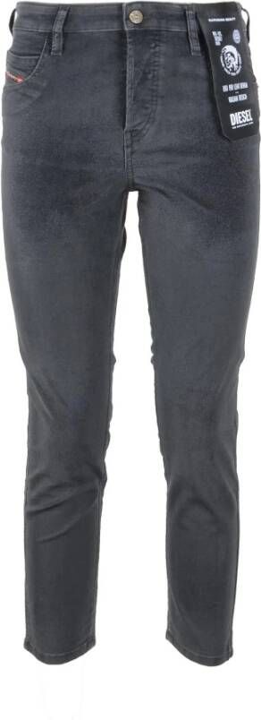 Diesel Slim-Fit Zwarte Jeans voor Vrouwen Zwart Dames