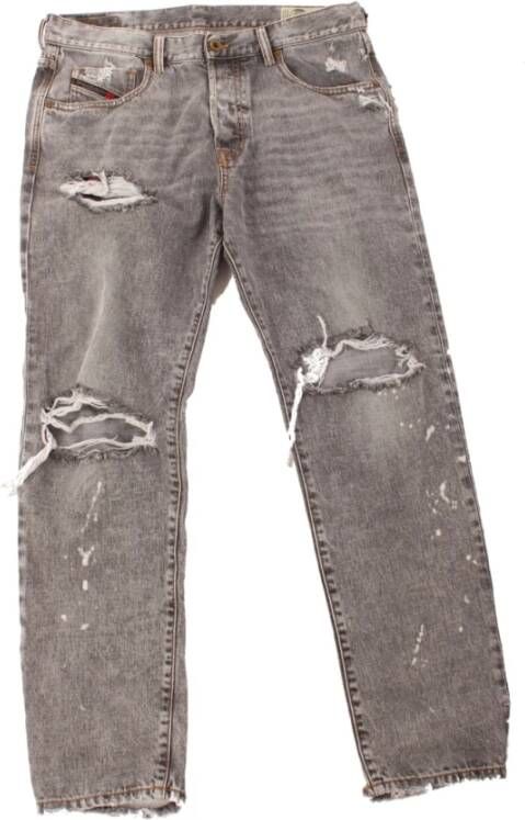 Diesel Slim-Skinny Grijze Jeans voor Heren Grijs Heren