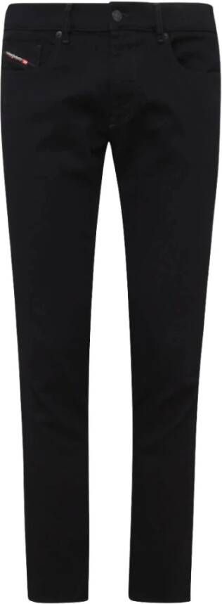 Diesel Slimfit-jeans Zwart Heren