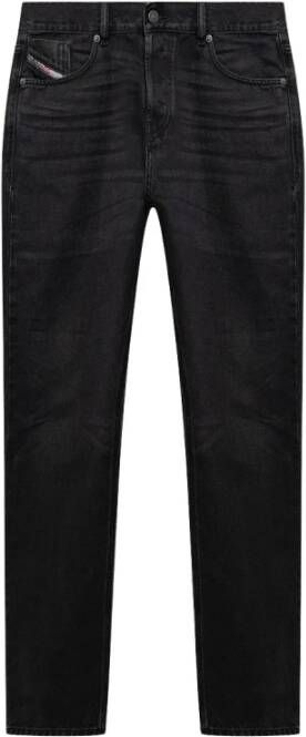 Diesel Slimfit-jeans Zwart Heren