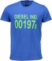 Diesel Comfortabel en Elegant T-Diego_00Sasa T-Shirt Blauw Heren - Thumbnail 1