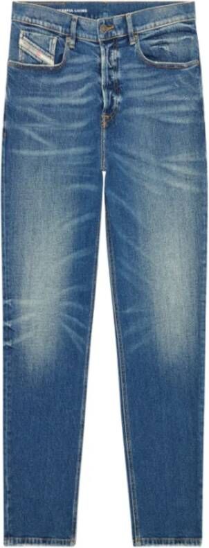 Diesel Stijlvolle en Comfortabele Straight Jeans 2005 D-Fining Blauw Heren