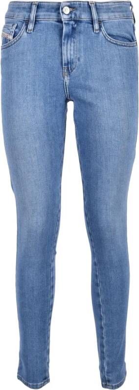 Diesel Stijlvolle Skinny Jeans voor Vrouwen Blauw Dames