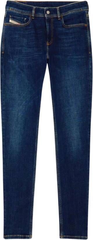 Diesel Stijlvolle Slim-Fit Denim Jeans Blauw Heren