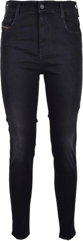 Diesel Stijlvolle Slim-fit Jeans van Katoen Zwart Dames