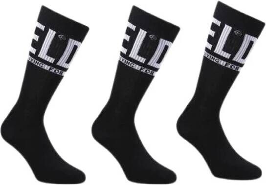 Diesel Stijlvolle sokken voor (3-pack) Zwart