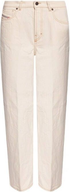 Diesel 2000 wijde pijpen jeans Beige Dames - Foto 3