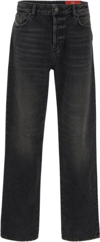 Diesel Straight Jeans Grijs Heren
