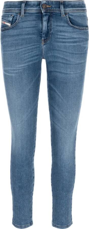 Diesel Stretch Skinny Jeans Blauw Dames