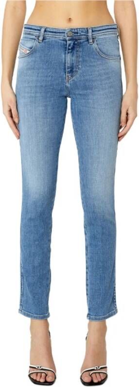 Diesel Stretch Skinny Jeans voor Dames Blauw Dames