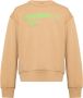 Diesel Katoenen trui met centraal logo Beige Heren - Thumbnail 1