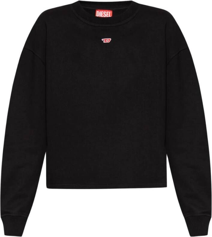 Diesel Sweatshirt met logo Zwart Dames