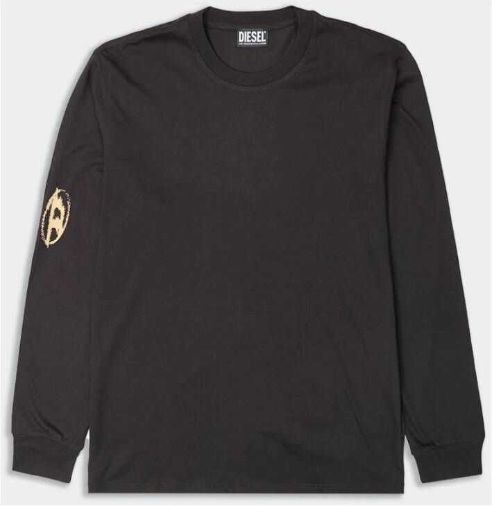 Diesel Sweatshirt Zwart Heren