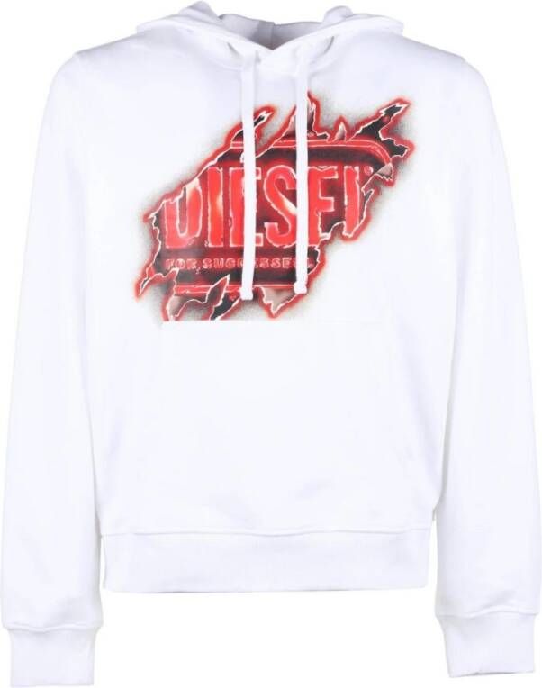 Diesel Sweatshirts Hoodies Wit Heren