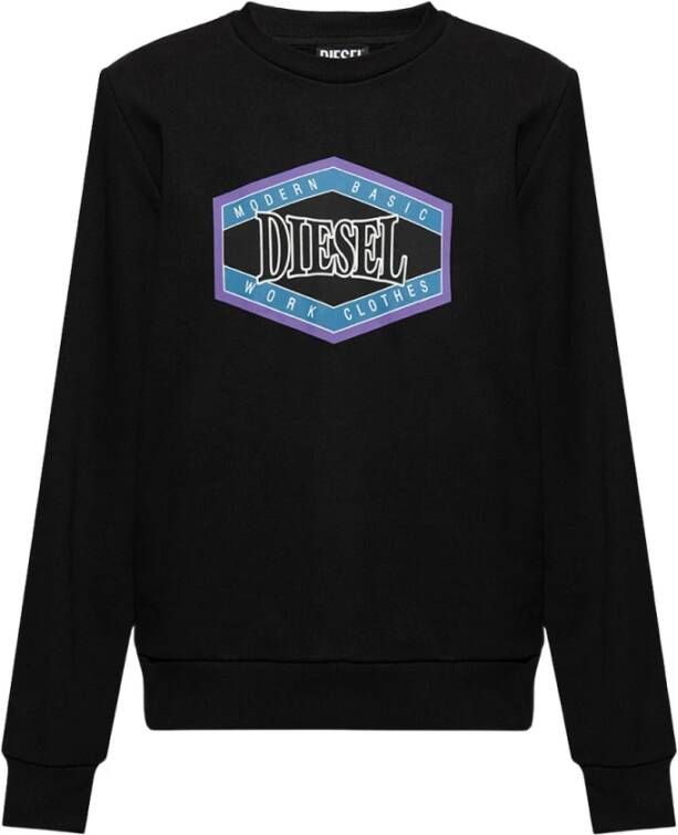 Diesel Sweatshirts Hoodies Zwart Heren